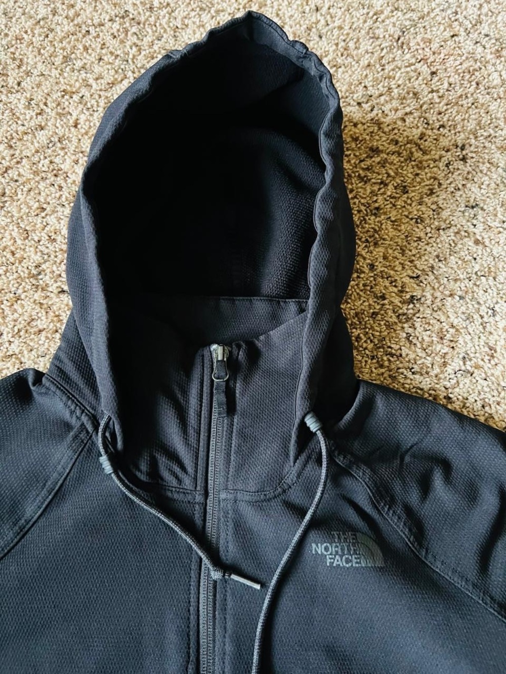The North Face Black Kids Hooded Zip-Up Jacket